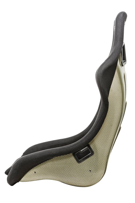 Sparco QRT - K Fixed Back Racing Seat Black w/ Carbon Kevlar Shell - 008027ZNR - Subimods.com
