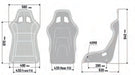 Sparco QRT Performance Fixed Back Racing Seat Black w/ Red Stitching - 008012RPNRRS - Subimods.com