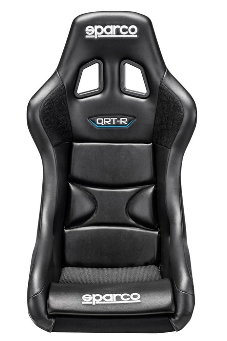 Sparco QRT - R Fixed Back Racing Seat Black Vinyl - 008012RNRSKY - Subimods.com