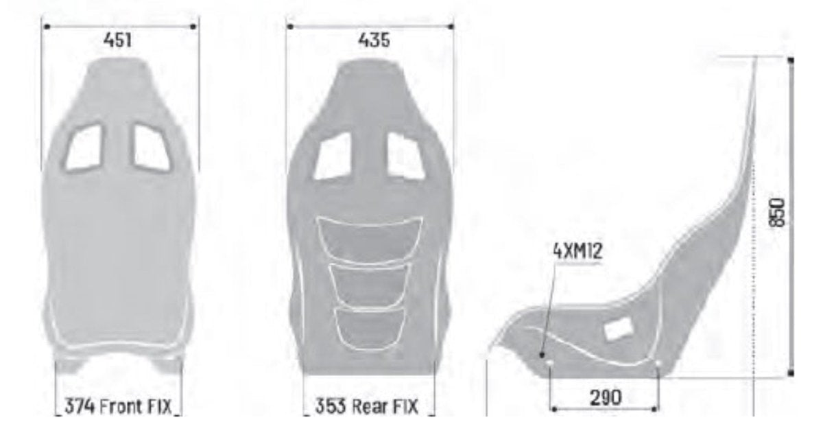 Sparco Ultra QRT Fixed Back Racing Seat Black - 008037FNR - Subimods.com