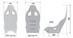 Sparco Ultra QRT Fixed Back Racing Seat Black - 008037FNR - Subimods.com