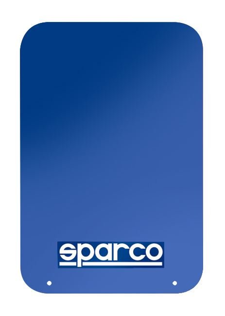 Sparco Universal Mud Flaps Blue - 03791AZ - Subimods.com