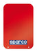 Sparco Universal Mud Flaps Red - 03791RS - Subimods.com