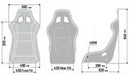 Sparco X - Range QRT - X Fixed Back Racing Seat Black - 008012XNR - Subimods.com