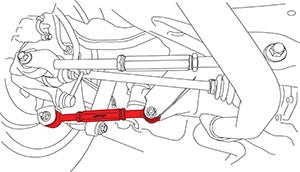 SPC Performance Adjustable Camber Lateral Link Rear 2000 - 2009 Legacy / 2000 - 20009 Outback / 2003 - 2006 Baja - 67665 - Subimods.com