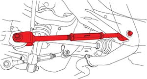 SPC Performance Adjustable Toe Lateral Link Rear 2000 - 2009 Legacy / 2000 - 2009 Outback - 67666 - Subimods.com