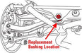 SPC Performance Toe Cam and Bushing Kit Rear 2000 - 2009 Legacy / 2000 - 2009 Outback / 2003 - 2006 Baja / 2006 - 2010 Tribeca - 67668 - Subimods.com