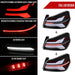 Spec - D New Era Style Sequential LED Tail Lights Black Housing w/ Clear Lens and White Bar 2015 - 2021 WRX / 2015 - 2021 STI - LT - WRX15JMLED - SQ - RS - Subimods.com