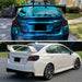 Spec - D New Era Style Sequential LED Tail Lights Gloss Black Housing w/ Clear Lens and Red Bar 2015 - 2021 WRX / 2015 - 2021 STI - LT - WRX15BKLED - SQ - RS - Subimods.com
