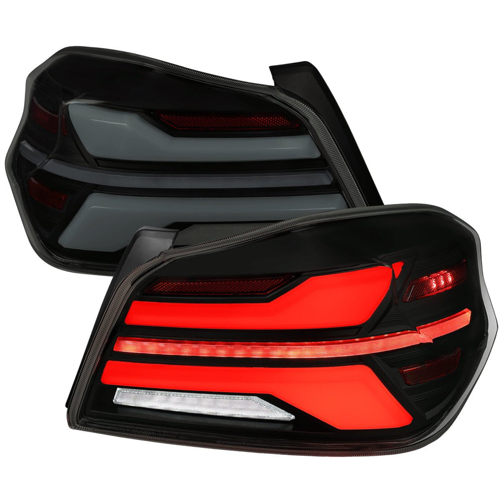 Spec-D New Era Style Sequential LED Tail Lights Gloss Black