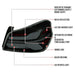 Spec - D New Era Style Sequential LED Tail Lights Gloss Black Housing w/ Smoked Lens and White Bar 2015 - 2021 WRX / 2015 - 2021 STI - LT - WRX15BBLED - SQ - RS - Subimods.com