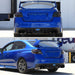 Spec - D New Era Style Sequential LED Tail Lights Matte Black Housing w/ Smoke Lens and Red Bar 2015 - 2021 WRX / 2015 - 2021 STI - LT - WRX15SMLED - SQ - RS - Subimods.com