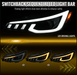 Spec - D Projector Headlights Sequential LED Switchback DRL Black Housing w/ Clear Lens 2015 - 2021 WRX / 2015 - 2021 STI (Halogen Headlight Models Only) - 2LHP-WRX15JM-SQ-RS - Subimods.com