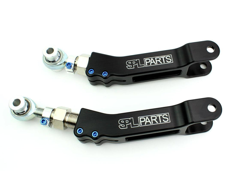SPL Parts Rear Adjustable Traction Arms Black 2015 - 2021 WRX / 2015 - 2021 STI - RTR - GK - Subimods.com