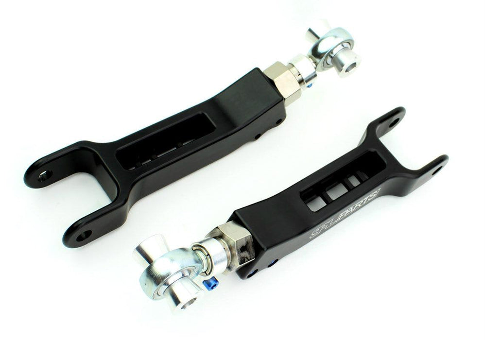SPL Parts Rear Adjustable Traction Arms Black 2015 - 2021 WRX / 2015 - 2021 STI - RTR - GK - Subimods.com