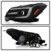 Spyder Signature Projector Headlights w/ Black Base, Sequential LED Turn Signal & Switch Back Light Bar 2014-2016 Forester Xenon / HID Models Only - PRO-YD-SUFO14HIDSI-BK - Subimods.com