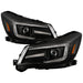 Spyder Signature Projector Headlights w/ Black Base, Sequential LED Turn Signal & Switch Back Light Bar 2014-2018 Forester Halogen Models Only - PRO-YD-SUFO14SI-BK - Subimods.com