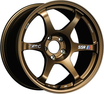 SSR Type C Forged Racing Bronze 18x9.5 5x100 45mm Offset - F318950+4505CMC - Subimods.com