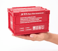 Subaru JDM Mini Folding Container Medium Cherry Red - STSG25100340 - Subimods.com