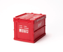 Subaru JDM Mini Folding Container Small Cherry Red - STSG25100330 - Subimods.com