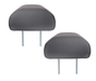Subaru JDM Rear Headrest Pair Leather w/ Red Stitching 2022 - 2024 WRX - 64261VC220VK - Subimods.com