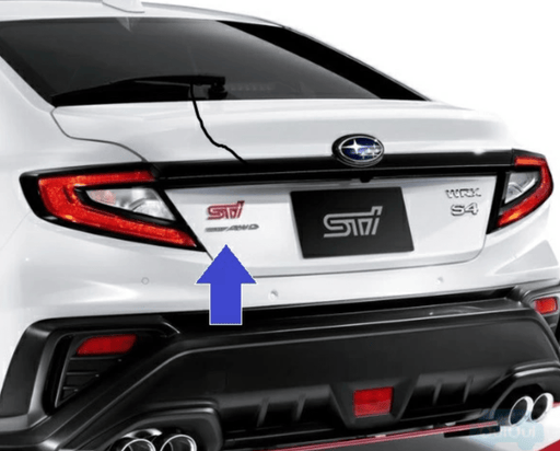 Subaru JDM S4 Driver Side Trunk Emblem Kit 2022 - 2024 WRX - 93079VC230 - Subimods.com