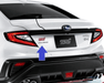 Subaru JDM S4 Driver Side Trunk Emblem Kit 2022 - 2024 WRX - 93079VC230 - Subimods.com