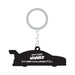 Subaru JDM STI NBR CHALLENGE 2024 Class Victory Commemorative Rubber Keychain - STSG24100600 - Subimods.com