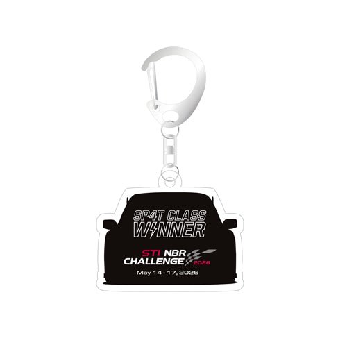 Subaru JDM STI NBR Challenge 2026 Class Victory Commemorative Keychain - STSG26100380 - Subimods.com