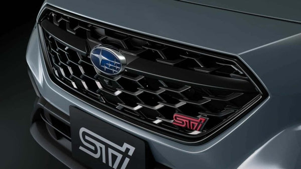 Subaru STI グリル ブラック Subaru JDM STI S4 Front Grille Crystal Black Silica WRX — Subimods.com