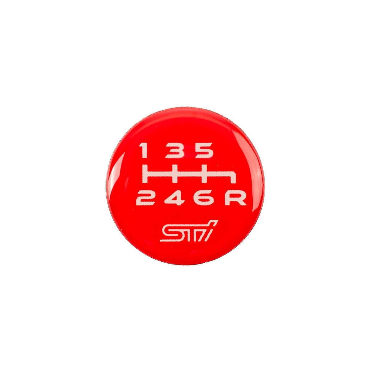 Subaru JDM STI Shift Pattern Emblem for 6MT - Subimods — Subimods.com