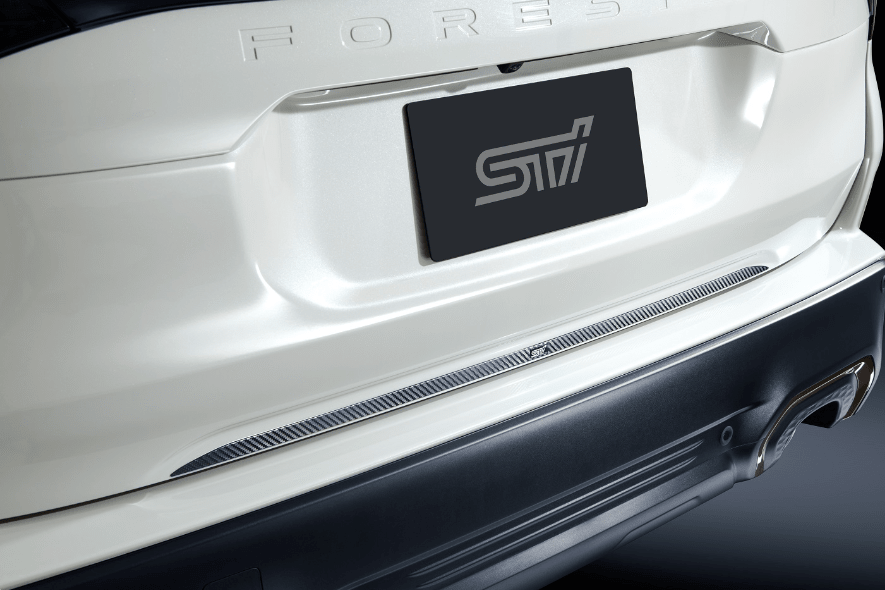 Subaru JDM STI Tail Gate Garnish Black 2026 Forester - ST91042S2010 - Subimods.com