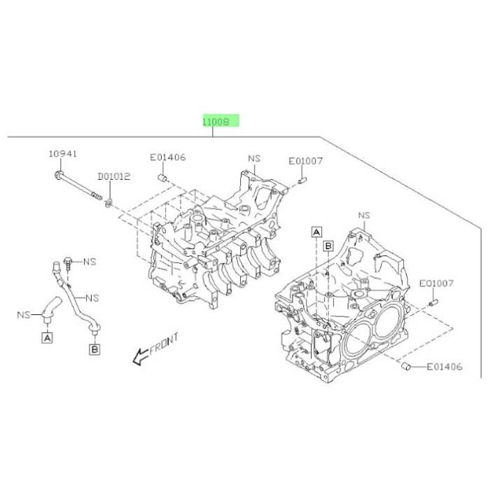 Subaru OEM Case Halves 2022 - 2024 WRX - 11010AB600 - Subimods.com