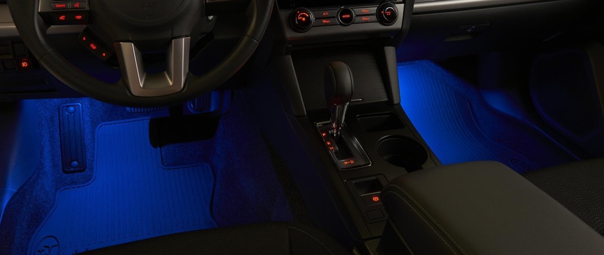 Subaru OEM Footwell Illumination Kit Blue 2016 - 2019 Legacy - H461SAL001 - Subimods.com