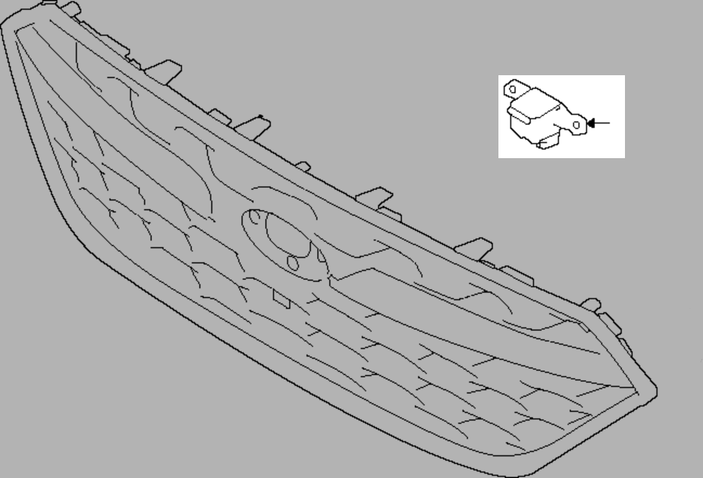 Subaru OEM Grille Cap 2022 - 2024 WRX - 91122VC200 - Subimods.com