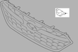 Subaru OEM Grille Cap 2022 - 2024 WRX - 91122VC200 - Subimods.com
