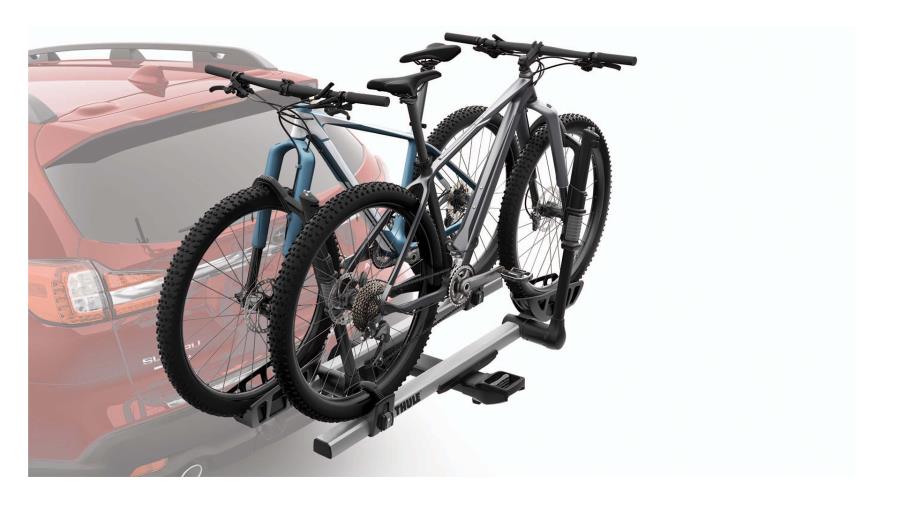 Subaru OEM Hitch Platform Bike Carrier by Thule 2 Bikes 2021 - 2025 Ascent / 2021 - 2025 Crosstrek / 2021 - 2025 Forester / 2021 - 2025 Outback - SOA567B060 - Subimods.com