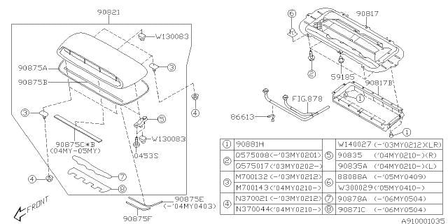 Subaru OEM Hood Scoop Bolt 2002 - 2003 WRX - 901700132 - Subimods.com