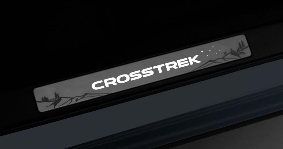 Subaru OEM Illuminated Side Sill Plate 2024 - 2026 Crosstrek - H461SFN200 - Subimods.com