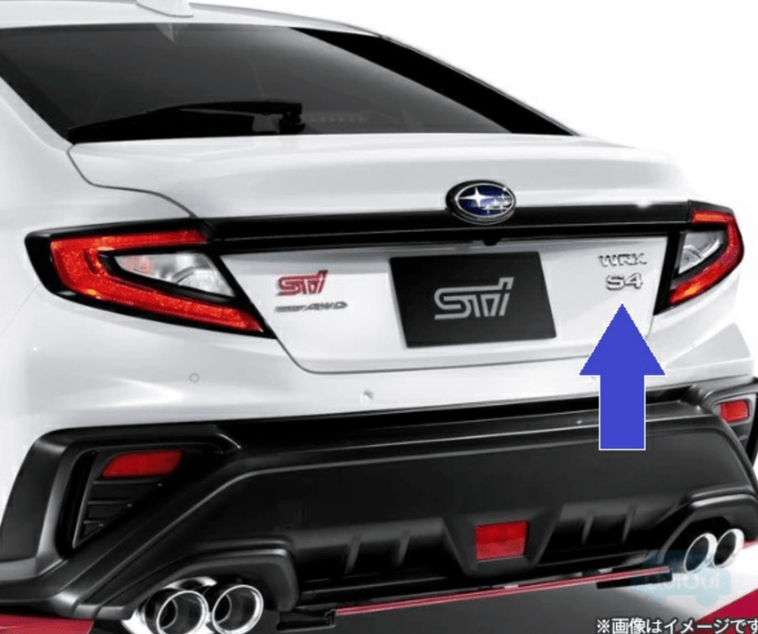 Subaru OEM JDM Passenger Side Trunk Emblem Kit 2022 - 2024 WRX - 93079VC100 - Subimods.com