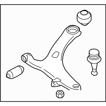 Subaru OEM Lower Control Arm Front Right 2012 - 2014 WRX / 2012 - 2014 STI - 20202FG042 - Subimods.com