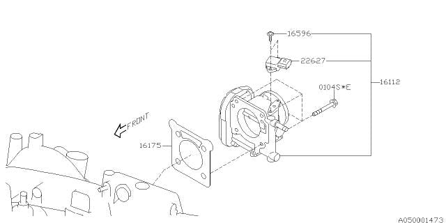 Subaru OEM MAP Sensor 2006 - 2007 WRX / 2006 - 2007 STI / 2006 - 2008 Forester XT - 22627AA360 - Subimods.com