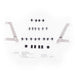 Subaru OEM Mudflap Set Black w/ WRX Logo 2022 - 2024 WRX - J101SVC100 - Subimods.com