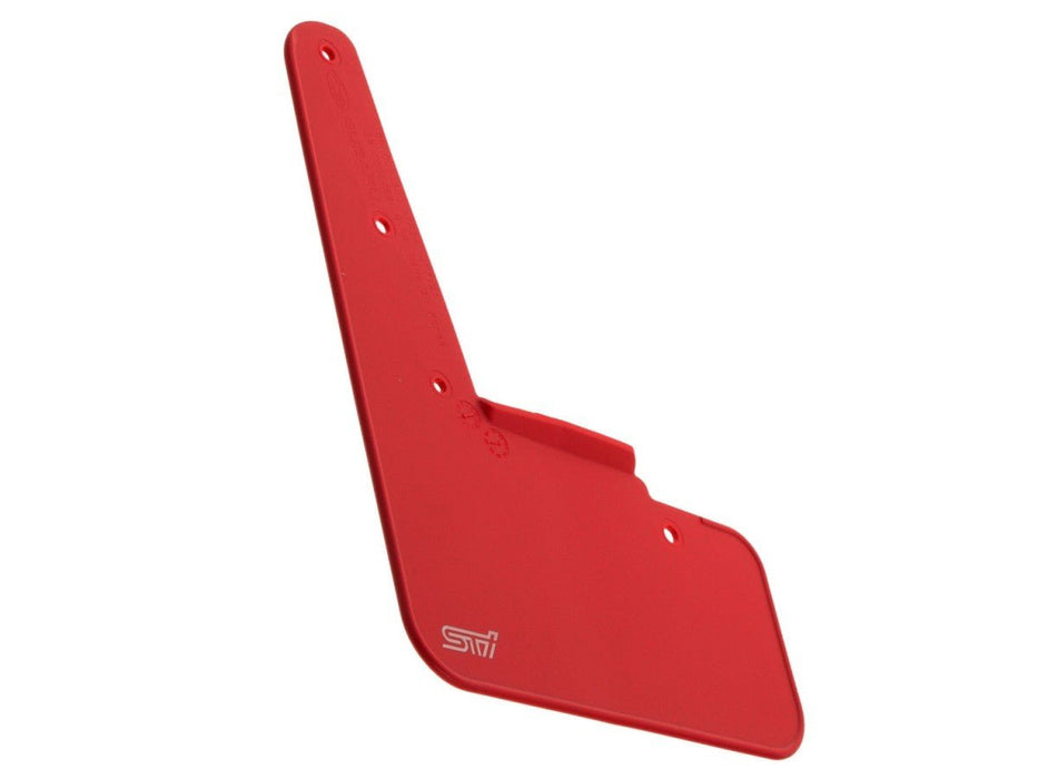 Subaru OEM Mudflap Set Red with White STI Logo for WRX 2022