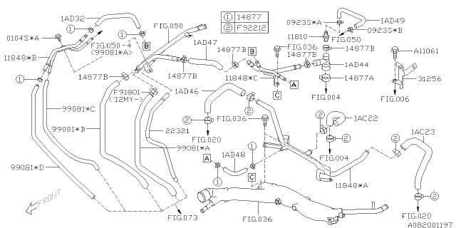 Subaru OEM PCV 2008 - 2010 Forester / 2008 - 2010 Impreza / 2005 - 2019 Legacy / 2005 - 2019 Outback / 2006 - 2014 Tribeca - 11810AA100 - Subimods.com
