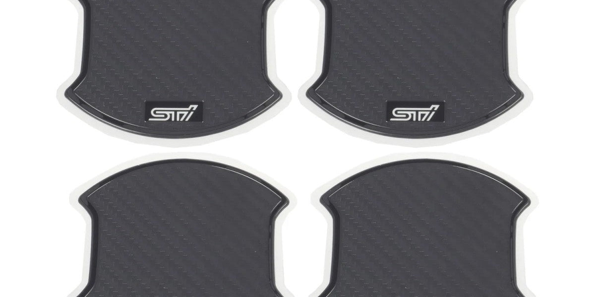 Subaru OEM STI Carbon Fiber Door Handle Cup Protectors 2020