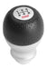 Subaru OEM STI Perforated Leather and Aluminum Shift Knob 5 Speed Subaru Models - C1010FG000 - Subimods.com