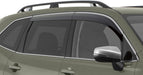Subaru OEM Window Deflectors (Rain Guards) w/ Chrome Accent 2019 - 2024 Forester - F0010SJ030 - Subimods.com