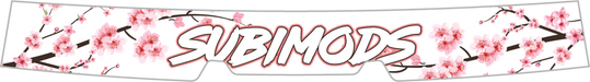 Subimods Official 2025 Series "Cherry Blossom" Window Banner 2022-2026 WRX w/ Eyesight - SM-2321 - Subimods.com