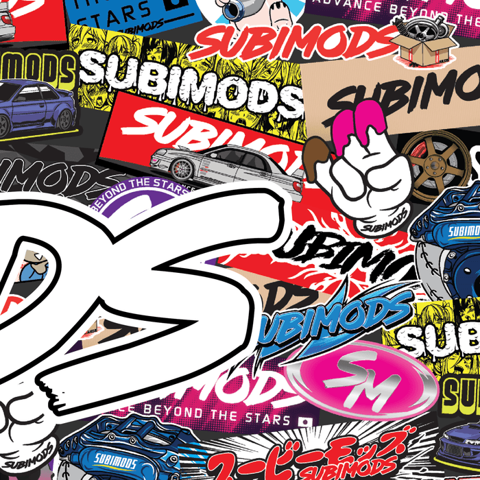 Subimods Official 2025 Series "Mixed Up" Universal Window Banner - SM-2270 - Subimods.com